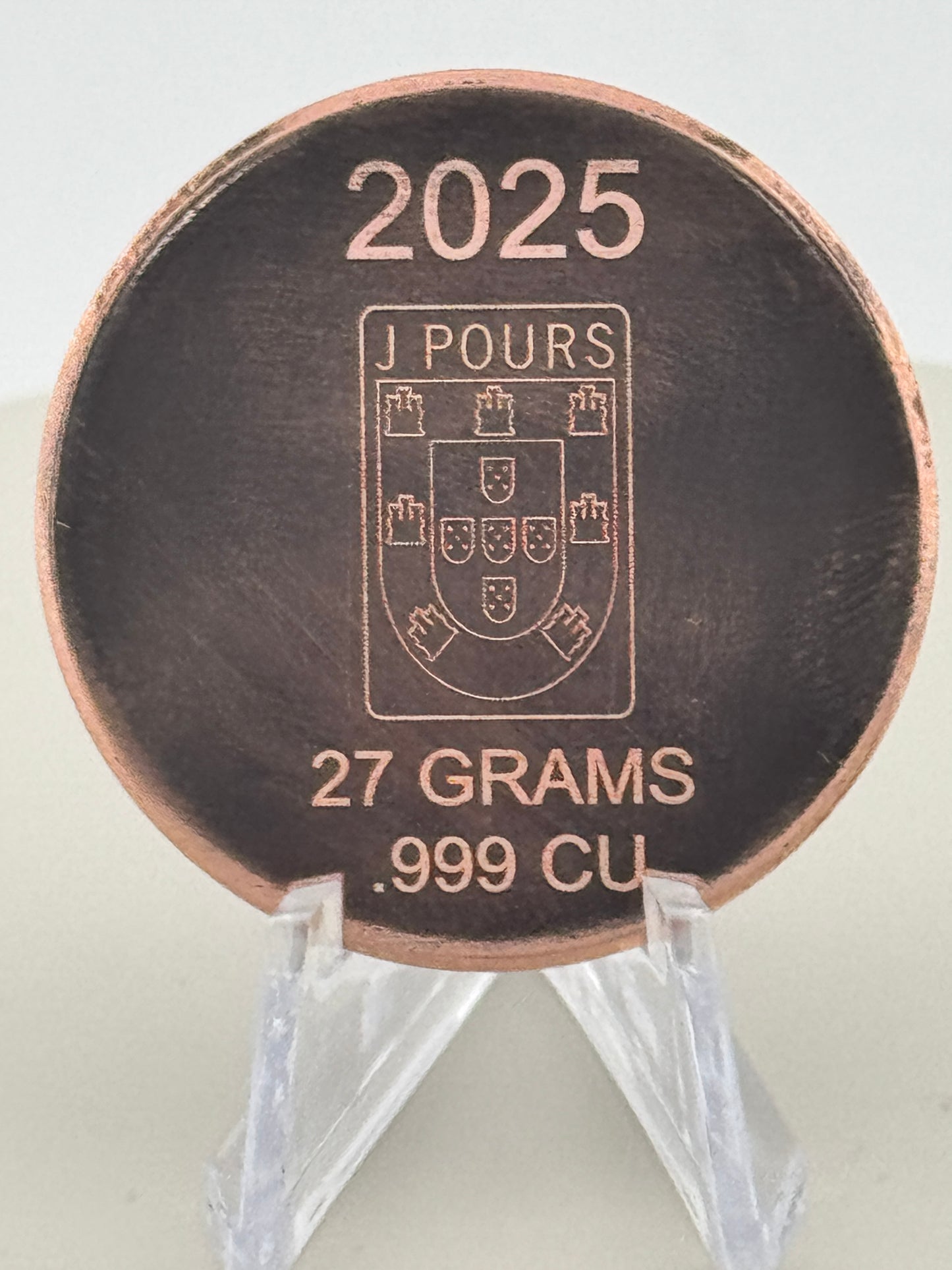 SANTA MUERTE ROUND COPPER